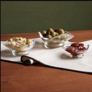 SIN Urch Glass Decorative Bowls (Set of 3) Versatile Stylish and Functional NIB